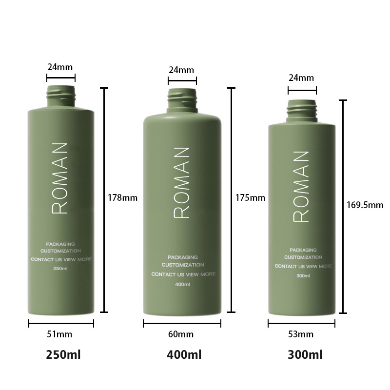 100ml 200ml 250ml 500ml Cosmetic Packaging Squeeze Plastic Pet Shampoo Bottle Lotion Bottle With Disc Cap