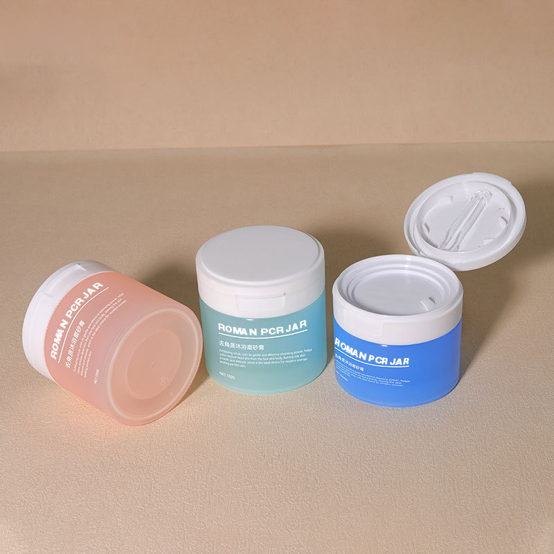120g 150g 200g 250g Round Base PCR Wide Mouth Cosmetic Jars Body Face Moisturizing Cream Matte Jar Balení péče o pleť 120g 150g 200g 250g Round Base PCR Wide Mouth Cosmetic Jars Body Face Moisturizing Cream Matte Jar Balení péče o pleť