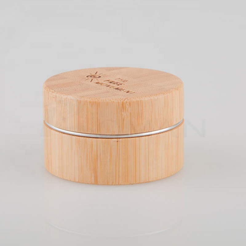 5g 15g 30g 50g 100g Kosmetické balení Tvar válce Bambusová dřevěná lahvička na obličejový krém s vnitřní hliníkovou dózou 5g 15g 30g 50g 100g Kosmetické balení Tvar válce Bambusová dřevěná lahvička na obličejový krém s vnitřní hliníkovou dózou