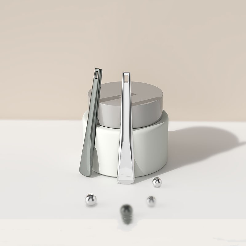 Aplikátor zlatého kovového očního krému Kosmetická špachtle Masážní lžička na obličej