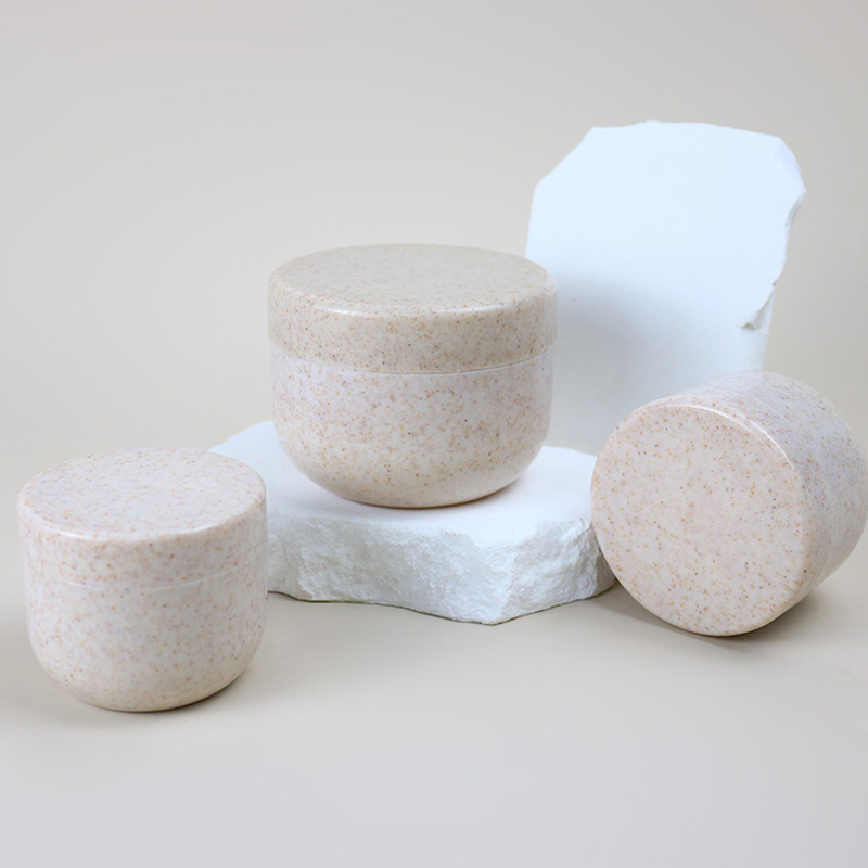 Nádoba z pšeničné slámy Širokoúhlá 80g 120g 200g 250g Láhev na pleťový krém Kosmetika Nádoba na pleťový krém s víčkem Nádoba z pšeničné slámy Širokoúhlá 80g 120g 200g 250g Láhev na pleťový krém Kosmetika Nádoba na pleťový krém s víčkem