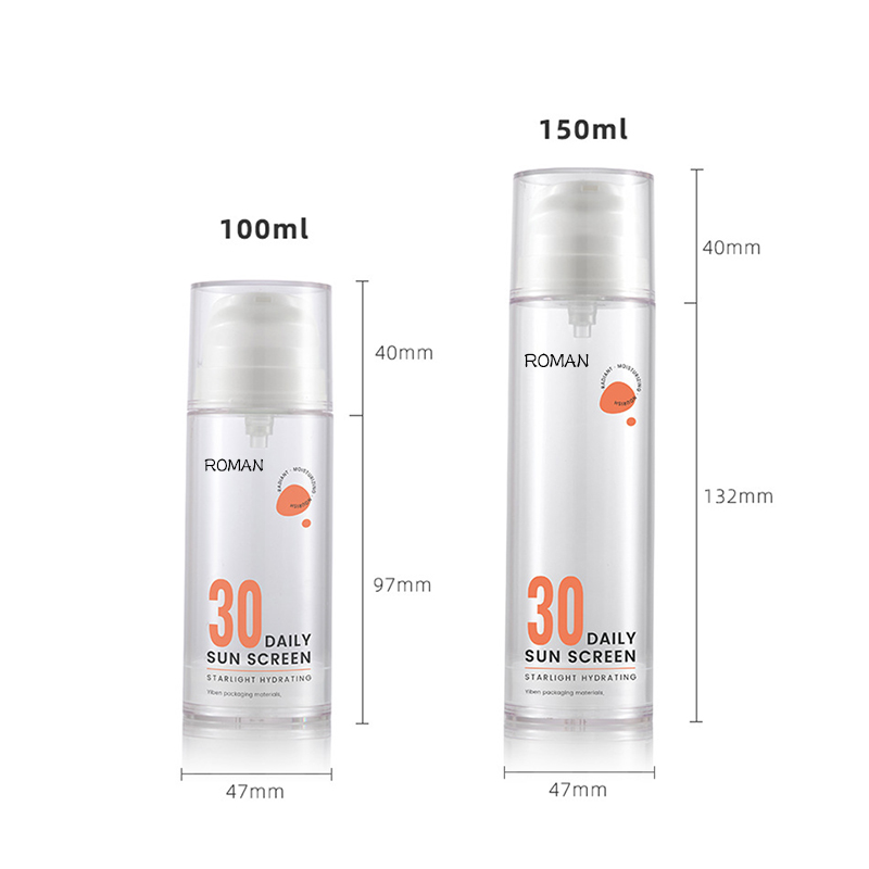 15ml 30ml 50ml 100ml 120ml Transparentní White Airless Packaging Láhev s pumpičkou pro péči o pleť Sérum Tělový olej 15ml 30ml 50ml 100ml 120ml Transparentní White Airless Packaging Láhev s pumpičkou pro péči o pleť Sérum Tělový olej