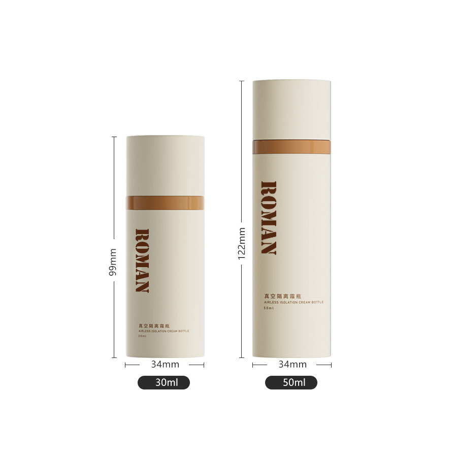 30 ml 50 ml 80 ml 100 ml béžová plnitelná lahvička s pumpičkou Airless Cestovní nádobky na kosmetiku s pumpičkou Airless lahvička na pleťové mléko a krém na obličej 30 ml 50 ml 80 ml 100 ml béžová plnitelná lahvička s pumpičkou Airless Cestovní nádobky na kosmetiku s pumpičkou Airless lahvička na pleťové mléko a krém na obličej