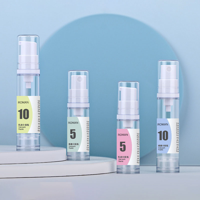 5ml 8ml 10ml monokosmetická plastová láhev s pumpičkou Airless Antioxidační balení péče o pleť ideální pro každodenní použití a cestování
