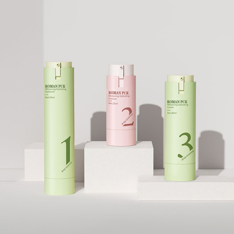 Lahvička Airless Pump 15ml 30ml 50ml Plnitelná kosmetická nádobka Nejlepší make-up podkladové báze a séra Balící lahvička pro péči o pleť