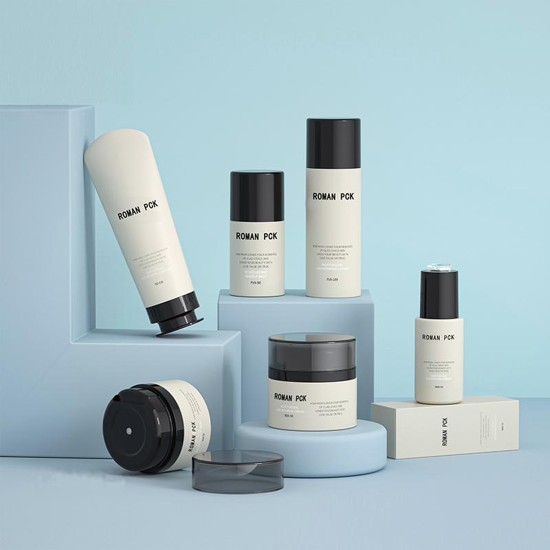 15ml 30ml 50ml Bílá bezvzduchová pumpička Jar na oční krém Plastová kosmetika Pleťová mléka Hydratační péče o pleť