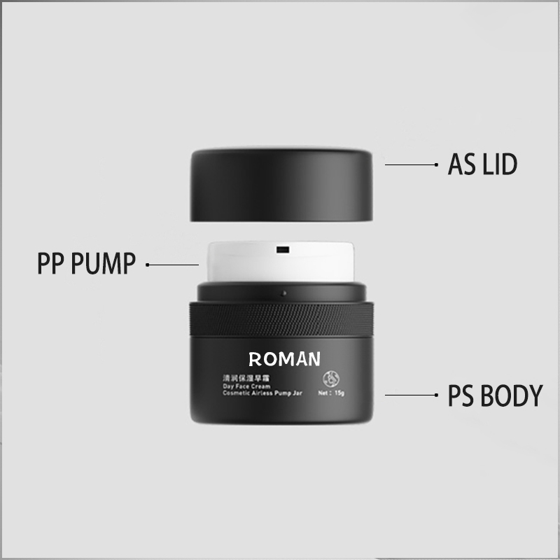 15ml 30ml 50ml Bílá Černá Dvojitá stěna Prázdná PP Plastová Náplň Lis Airless Moisturizer Lotion Krémové sérum Láhev s pumpičkou 15ml 30ml 50ml Bílá Černá Dvojitá stěna Prázdná PP Plastová Náplň Lis Airless Moisturizer Lotion Krémové sérum Láhev s pumpičkou