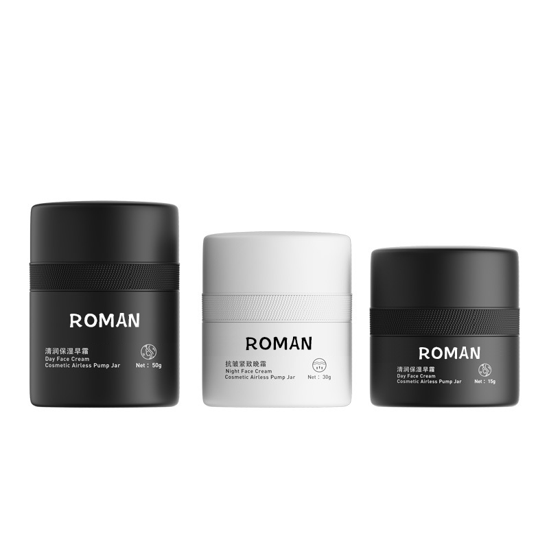 15ml 30ml 50ml Bílá Černá Dvojitá stěna Prázdná PP Plastová Náplň Lis Airless Moisturizer Lotion Krémové sérum Láhev s pumpičkou 15ml 30ml 50ml Bílá Černá Dvojitá stěna Prázdná PP Plastová Náplň Lis Airless Moisturizer Lotion Krémové sérum Láhev s pumpičkou