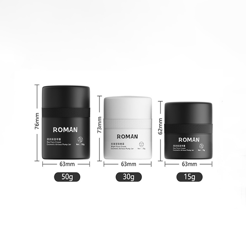 15ml 30ml 50ml Bílá Černá Dvojitá stěna Prázdná PP Plastová Náplň Lis Airless Moisturizer Lotion Krémové sérum Láhev s pumpičkou 15ml 30ml 50ml Bílá Černá Dvojitá stěna Prázdná PP Plastová Náplň Lis Airless Moisturizer Lotion Krémové sérum Láhev s pumpičkou