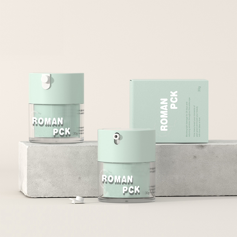 Prázdné plastové kosmetické balení na obličej 15ml 30ml 50ml sklenice s pumpičkou Plastová sklenice s matným očním krémem Airless Jars Prázdné plastové kosmetické balení na obličej 15ml 30ml 50ml sklenice s pumpičkou Plastová sklenice s matným očním krémem Airless Jars