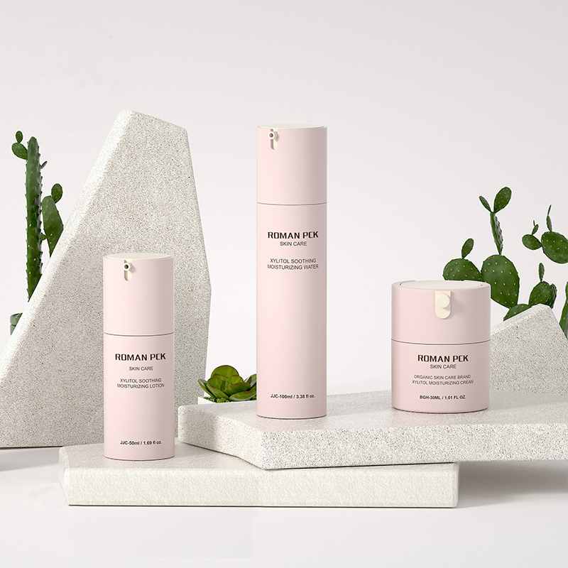 Prázdné plastové kosmetické balení na obličej 15ml 30ml 50ml sklenice s pumpičkou Plastová sklenice s matným očním krémem Airless Jars