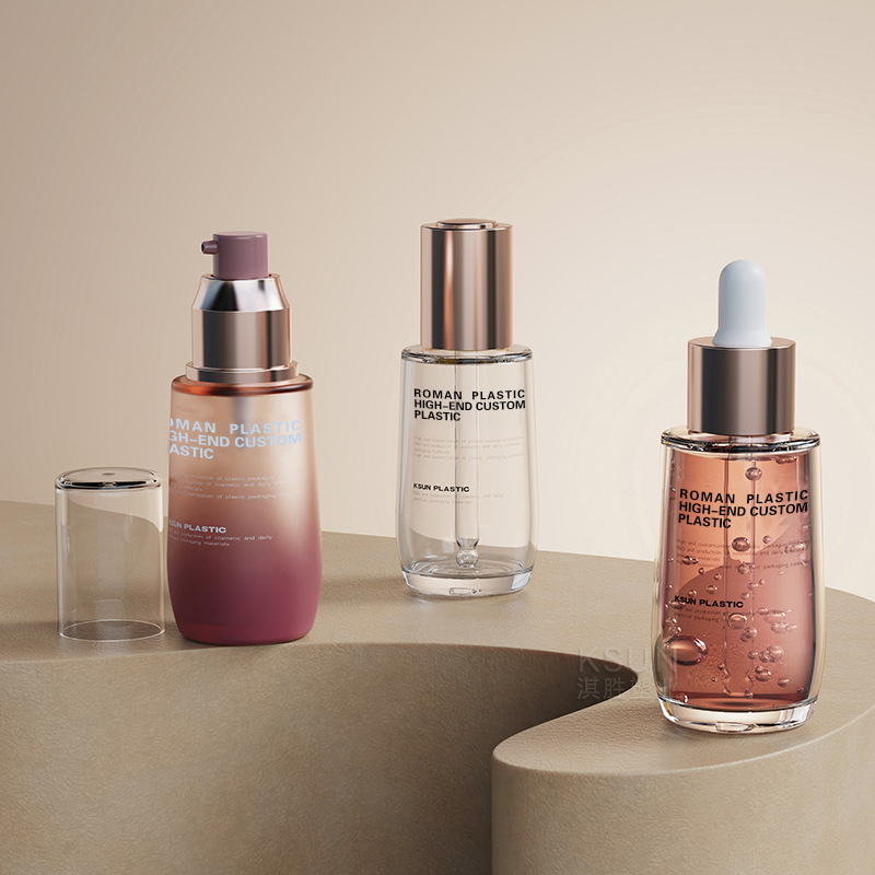 Plnitelná lahvička na kosmetický olej 50 ml Wine Red PETG Face Care Sérum s kapátkem lahvička s kapátkem pro sadu lahviček na krém Plnitelná lahvička na kosmetický olej 50 ml Wine Red PETG Face Care Sérum s kapátkem lahvička s kapátkem pro sadu lahviček na krém