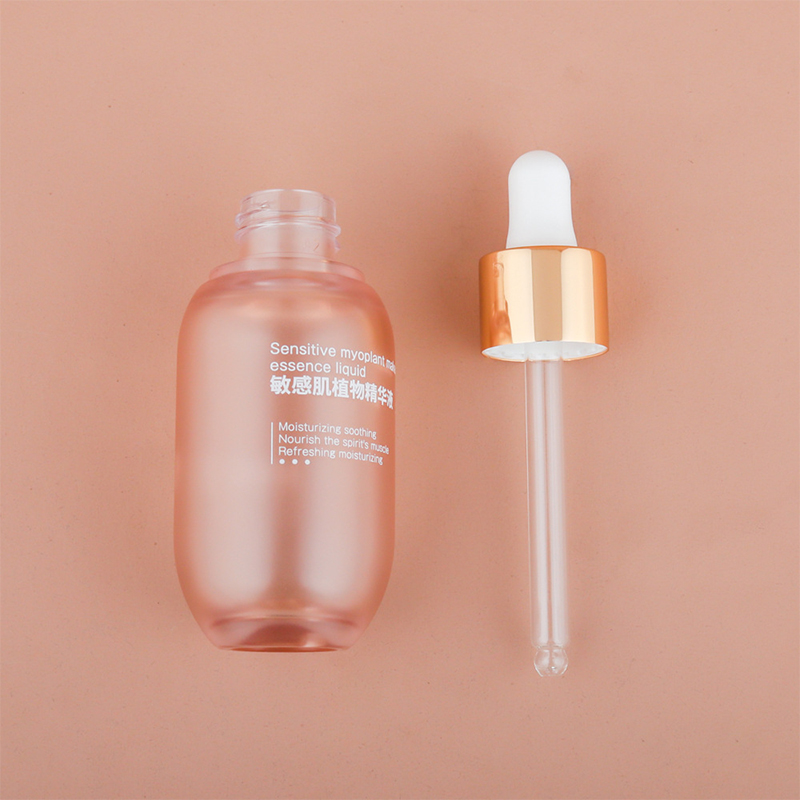 Láhev séra na esenciální oleje pro péči o pleť 1oz 2oz 4oz 100ml 5ml 10ml 30ml Green Bule Matte Tinkture Kapátko Boston Plastová lahvička s velkým břichem