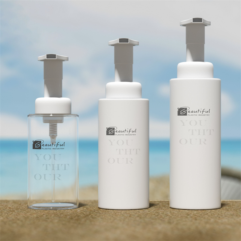 100 ml 120 ml 150 ml 200 ml 300 ml Bílá PET láhev s bílou pěnovou pumpičkou na pěnící mýdla a produkty péče o vlasy Kosmetický balíček 100 ml 120 ml 150 ml 200 ml 300 ml Bílá PET láhev s bílou pěnovou pumpičkou na pěnící mýdla a produkty péče o vlasy Kosmetický balíček