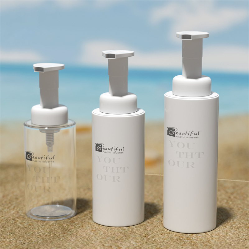100 ml 120 ml 150 ml 200 ml 300 ml Bílá PET láhev s bílou pěnovou pumpičkou na pěnící mýdla a produkty péče o vlasy Kosmetický balíček 100 ml 120 ml 150 ml 200 ml 300 ml Bílá PET láhev s bílou pěnovou pumpičkou na pěnící mýdla a produkty péče o vlasy Kosmetický balíček