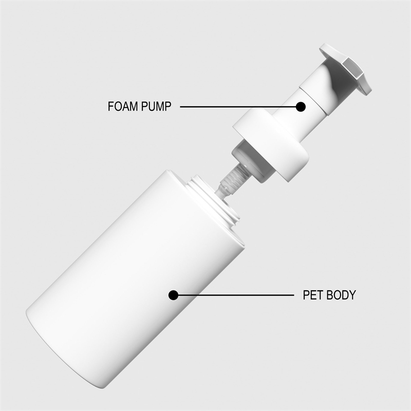 100 ml 120 ml 150 ml 200 ml 300 ml Bílá PET láhev s bílou pěnovou pumpičkou na pěnící mýdla a produkty péče o vlasy Kosmetický balíček 100 ml 120 ml 150 ml 200 ml 300 ml Bílá PET láhev s bílou pěnovou pumpičkou na pěnící mýdla a produkty péče o vlasy Kosmetický balíček