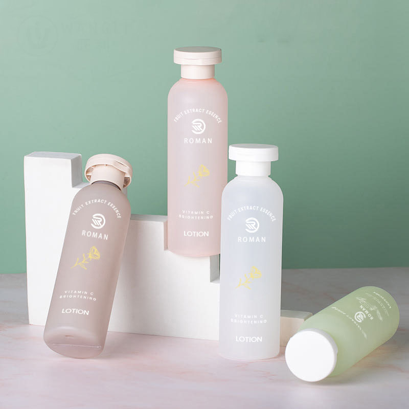 100 ml 150 ml 200 ml 250 ml esenciální olej Pure Dew Matte Láhev PET Flip Cover Produkty péče o pleť Láhev Essence Water Toner Bottle