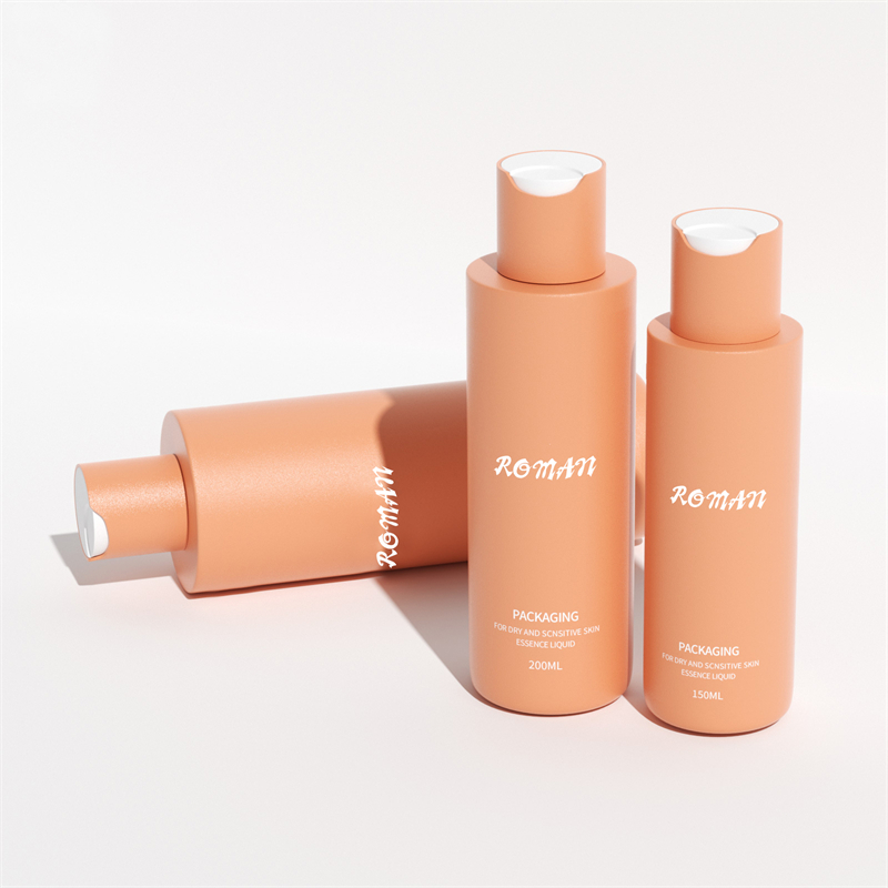 100 ml 150 ml 200 ml PET plastová kulatá lahvička s průhledným oranžovým uzávěrem Prázdný doplňovací disk pro péči o pleť Sérum, maska na obličej, šampon 100 ml 150 ml 200 ml PET plastová kulatá lahvička s průhledným oranžovým uzávěrem Prázdný doplňovací disk pro péči o pleť Sérum, maska na obličej, šampon