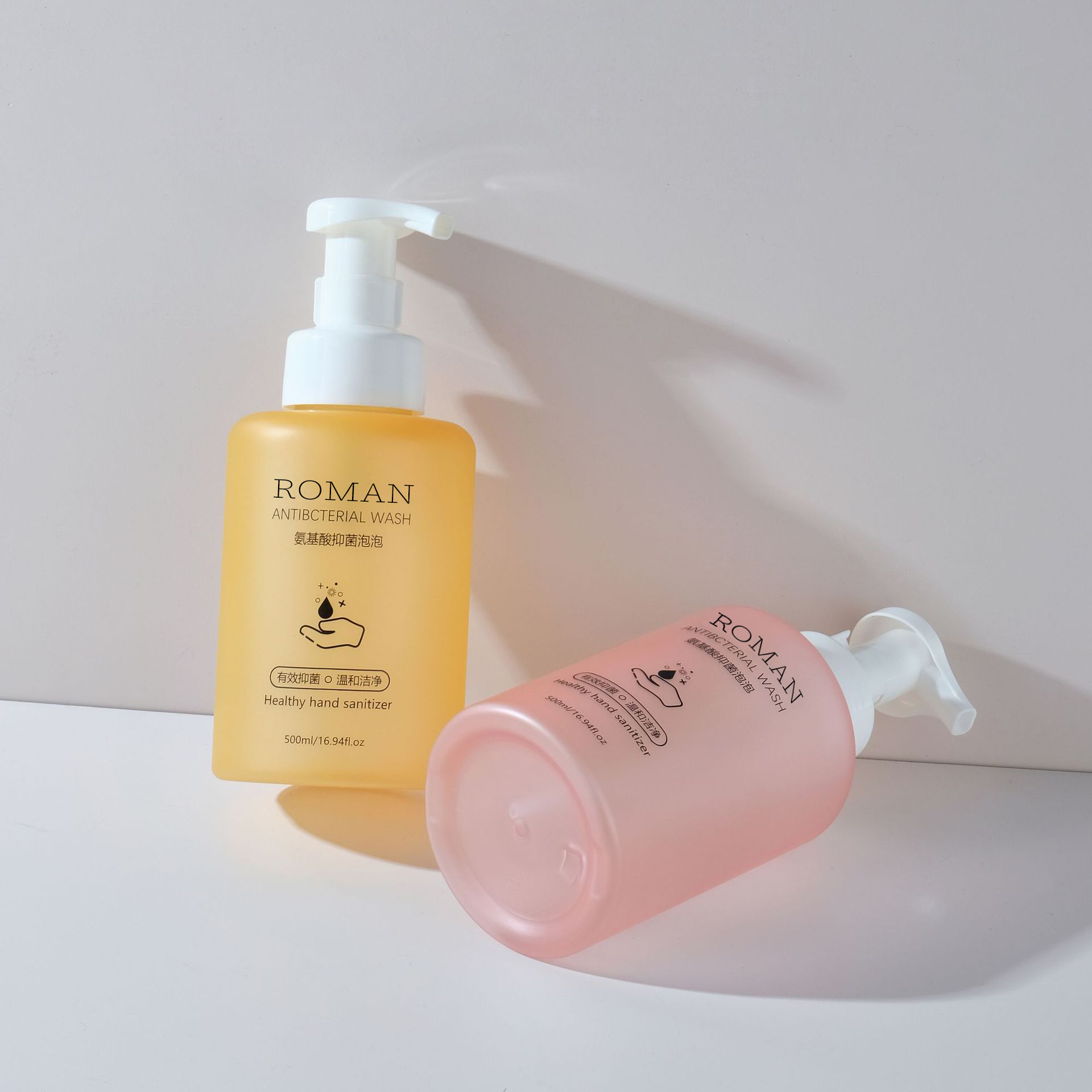 500 ml 600 ml Matte Pet Mousse Foam Bottle Lahvička na mycí pěnu na obličej Bublinková láhev na čištění obličeje 500 ml 600 ml Matte Pet Mousse Foam Bottle Lahvička na mycí pěnu na obličej Bublinková láhev na čištění obličeje