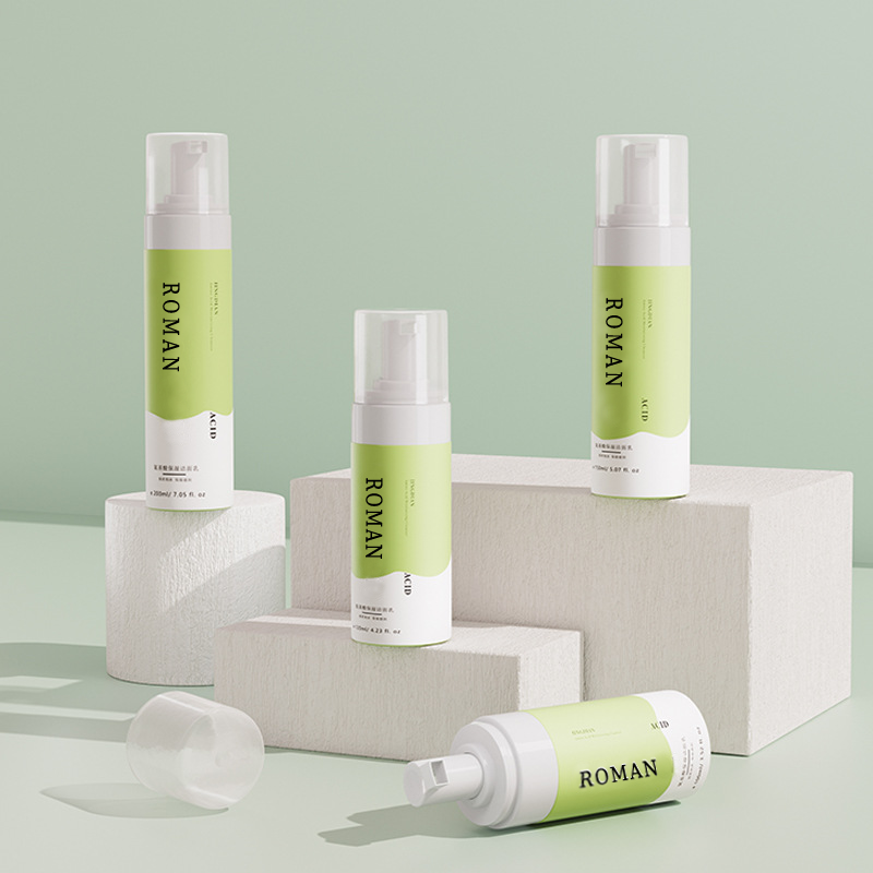 50 ml 80 ml 100 ml 120 ml 150 ml 200 ml organická pěna na mytí obličeje Bubble Bottle Velkoobchod soukromá značka Amino Acid Hydratační čisticí přípravek na míru