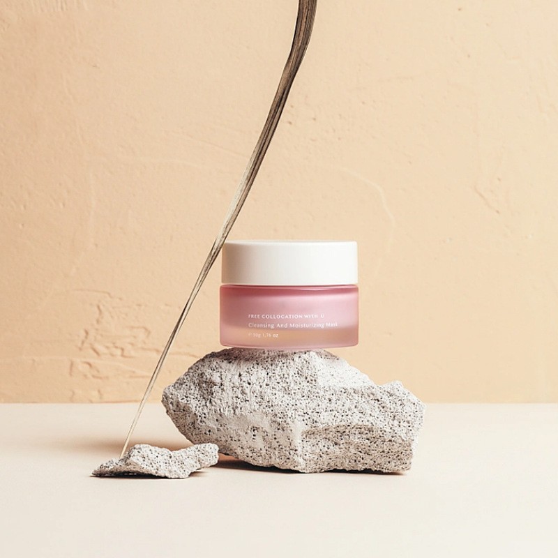 Klasická kulatá skleněná nádoba na krém Kosmetické balení pro krém na obličej a oční krém Klasická kulatá skleněná nádoba na krém Kosmetické balení pro krém na obličej a oční krém