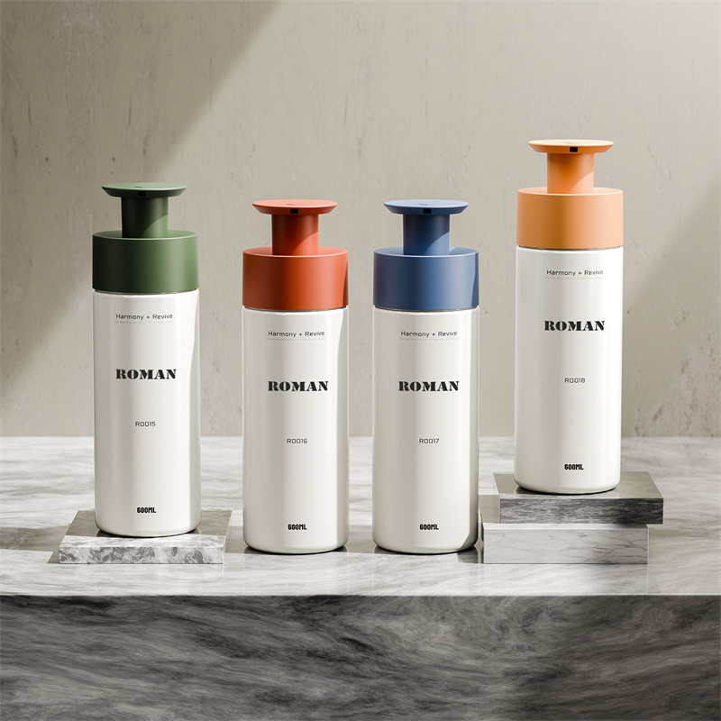 200 ml 300 ml 400 ml 600 ml PET plastové kulaté lahvičky s pumpičkou na šampon Tělové mléko Tekuté mýdlo na ruce Balení sprchového gelu 200 ml 300 ml 400 ml 600 ml PET plastové kulaté lahvičky s pumpičkou na šampon Tělové mléko Tekuté mýdlo na ruce Balení sprchového gelu