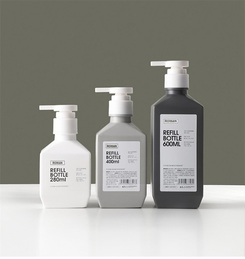 300 ml 400 ml 600 ml PE plastové láhve na mléko Láhve na šampon Tělové mléko Láhev na tělové mléko pro balení kosmetiky 300 ml 400 ml 600 ml PE plastové láhve na mléko Láhve na šampon Tělové mléko Láhev na tělové mléko pro balení kosmetiky