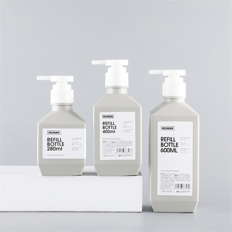 300 ml 400 ml 600 ml PE plastové láhve na mléko Láhve na šampon Tělové mléko Láhev na tělové mléko pro balení kosmetiky 300 ml 400 ml 600 ml PE plastové láhve na mléko Láhve na šampon Tělové mléko Láhev na tělové mléko pro balení kosmetiky