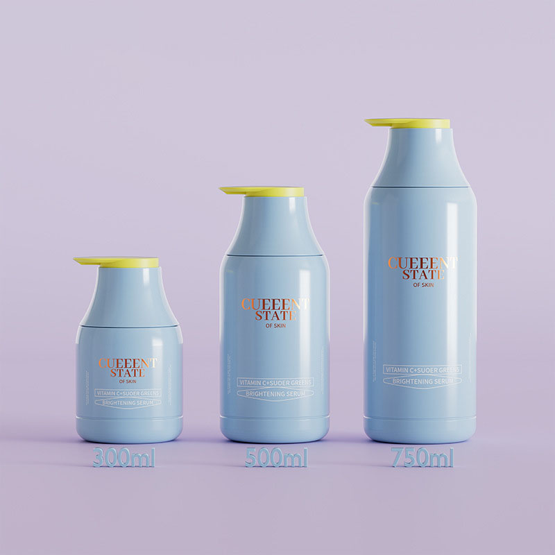 300 ml 500 ml 750 ml Červená Modrá Šedá Plastové Láhve na šampon Láhve na sprchový gel Láhev s kondicionérem