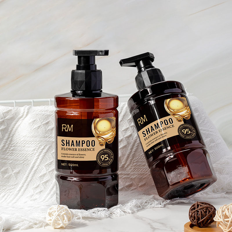 500ml plastová láhev s pumpičkou pro domácí mazlíčky se šroubovacím čerpadlem Vysoce hodnotná lahvička na hotelový šampon pro balení osobní péče