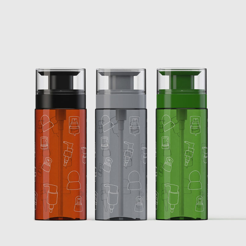 Plastové láhve s dávkovačem čerpadla odolný proti úniku Velký prázdný průhledný jantarový válec Doplňovatelný pro šampon Kondicionér na vlasy Oleje Plastové láhve s dávkovačem čerpadla odolný proti úniku Velký prázdný průhledný jantarový válec Doplňovatelný pro šampon Kondicionér na vlasy Oleje