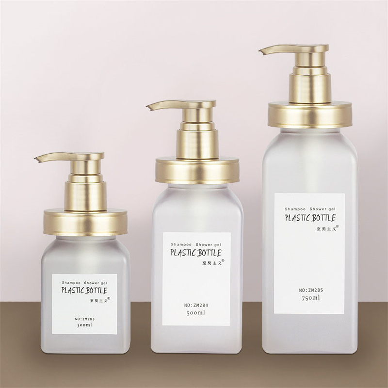 300 ml 500 ml 700 ml Luxusní kosmetické balení Matný měkký povrch na dotyk Squeeze Body Lotion Mycí Láhve na hotelový šampon s pumpičkou ze zlaté růže 300 ml 500 ml 700 ml Luxusní kosmetické balení Matný měkký povrch na dotyk Squeeze Body Lotion Mycí Láhve na hotelový šampon s pumpičkou ze zlaté růže