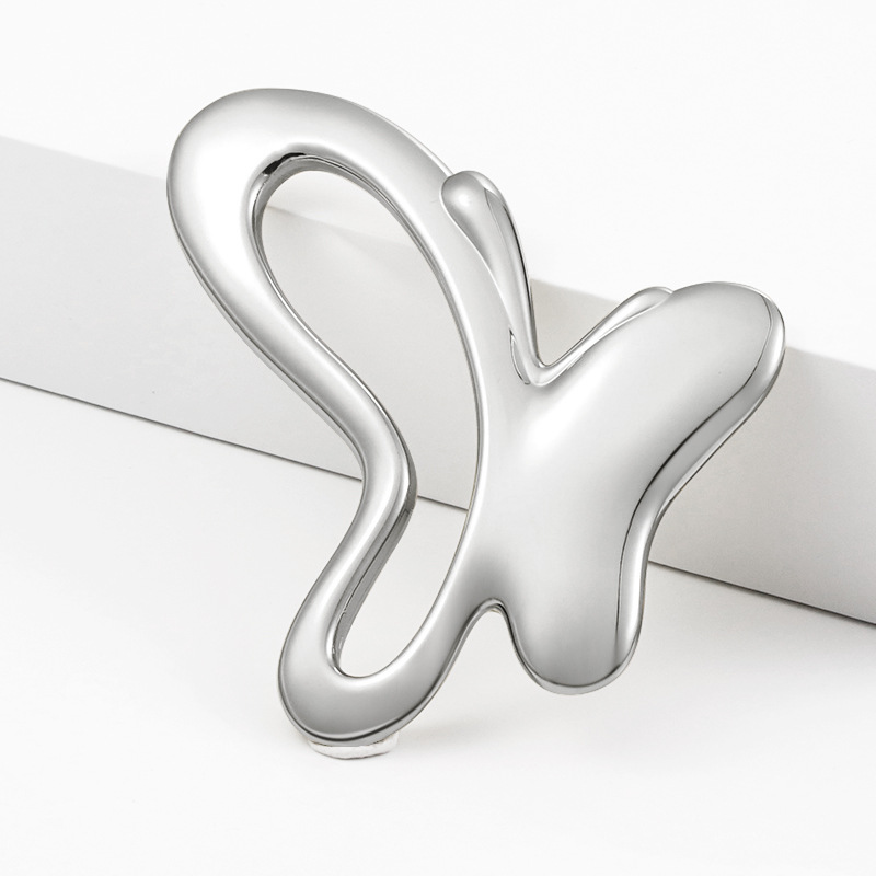 Butterfly Zinková slitina Gua Sha Tool Ruční kosmetické nástroje Přenosný oční krém s tyčovým masérem