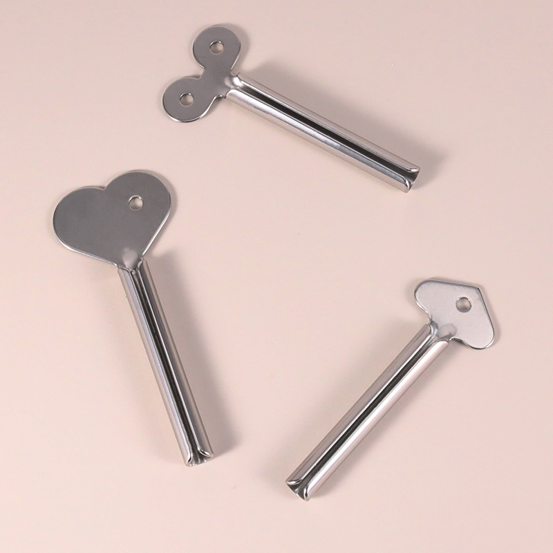 Klíč na zubní pastu Váleček na ždímání trubek Nerezová ždímačka na válcové trubky Kovová ždímačka na trubky