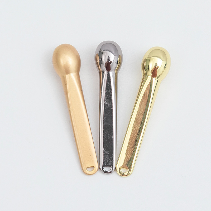 Kovové oční krémové masážní tyčinky Kosmetické špachtle Maska na obličej Lžíce Špachtle na míchání Lopatka proti vráskám ze slitiny make-upu Nástroje