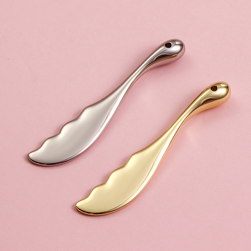 Mini Guasha ruční kosmetické nástroje Přenosný oční krém s tyčovým masérem